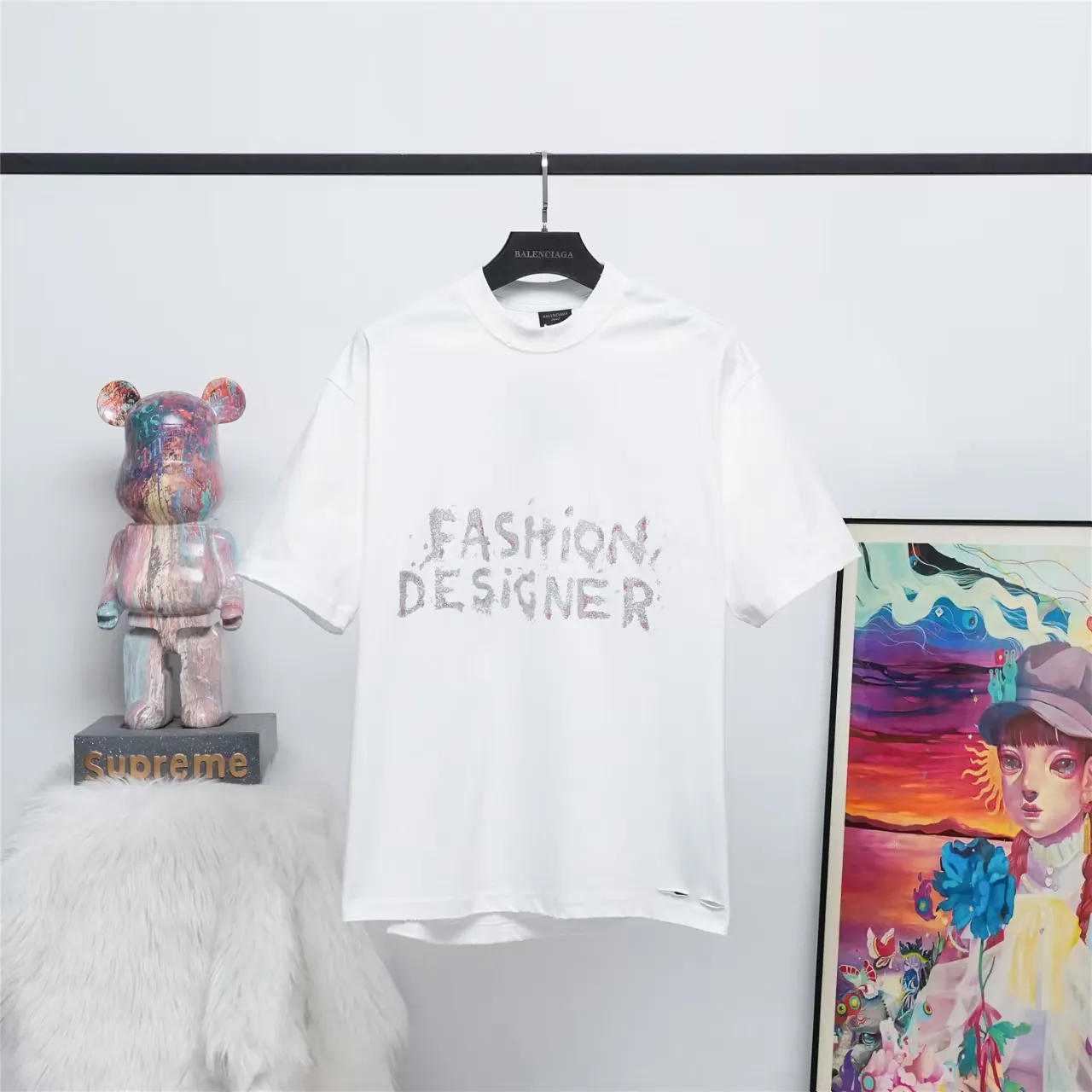 # 25SS DESIGNER # BALENCI*GA # 260g * 1 1 + os Same Style！！ ：3241# Sizes：xs-L ：2 （ ， ）